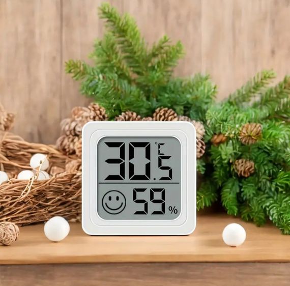 Міні РК-цифровий термометр і гігрометр — портативний вимірювач температури та вологості для дому та вулиці | Зображення 3