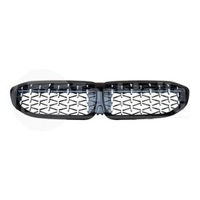 Решетка радиатора BMW 3 G20 19- (хром, чёрн. без отв. камеры, Diamond), AutoTechteile, 708 5141, 706 5168