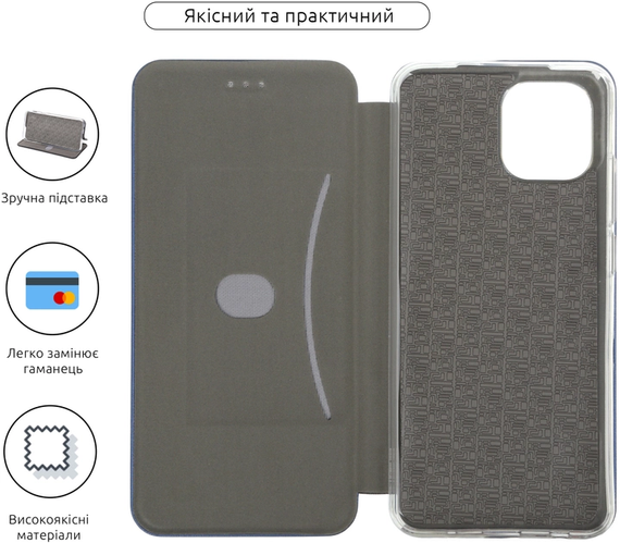 Чохол-книжка G-Case для Xiaomi Redmi A1 Blue | Зображення 2