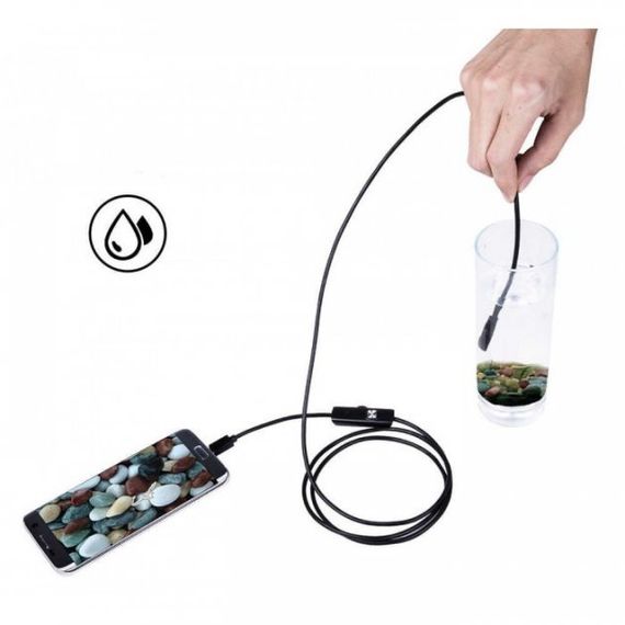 Камера эндоскоп с кабелем на 2 метра 7 мм USB/micro USB IT-205 с подсветкой | Зображення 2