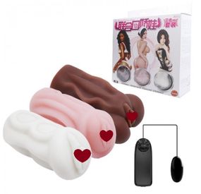 Набір з 3 - х мастурбаторів BAILE-Masturbator Vibrating, BM-009159 Sex Aura