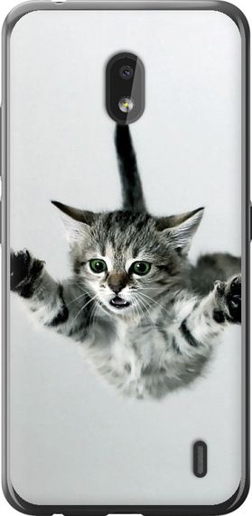 Чехол на Nokia 2.2 Летящий котёнок "2322u-1706-17620"