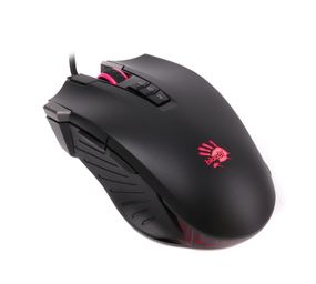 Миша ігрова A4-Tech Bloody V9M, чорна, з підсвічуванням, USB