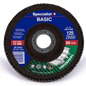 Диск шлифовальный лепестковый Specialist+ BASIC 125 ZK60