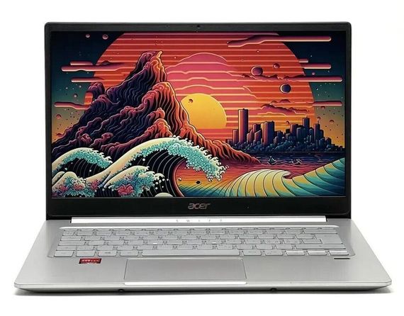 Ультрабук Acer Swift 3 SF314-42 / 14" (1920x1080) IPS / AMD Ryzen 3 4300U (4 ядра по 2.7 - 3.7 GHz) / 8 GB DDR4 / 256 GB SSD / AMD Radeon RX Vega 5 Graphics / WebCam / Win 11 б/у | Зображення 1