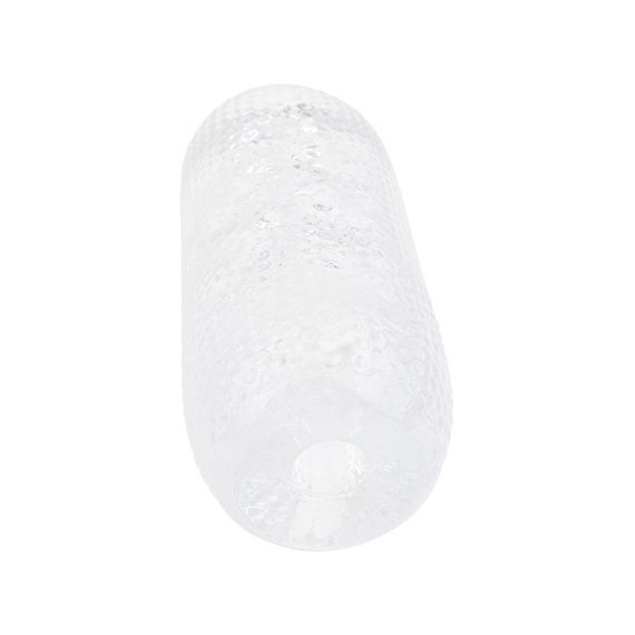 Мастурбатор нереалістичний з рельєфом Chisa Prof.Jason C з отвором для вібропулі, прозорий sexstyle | Зображення 1