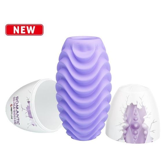 Мастурбатор PRETTY LOVE - Romantic double sided egg PURPLE Sex Aura