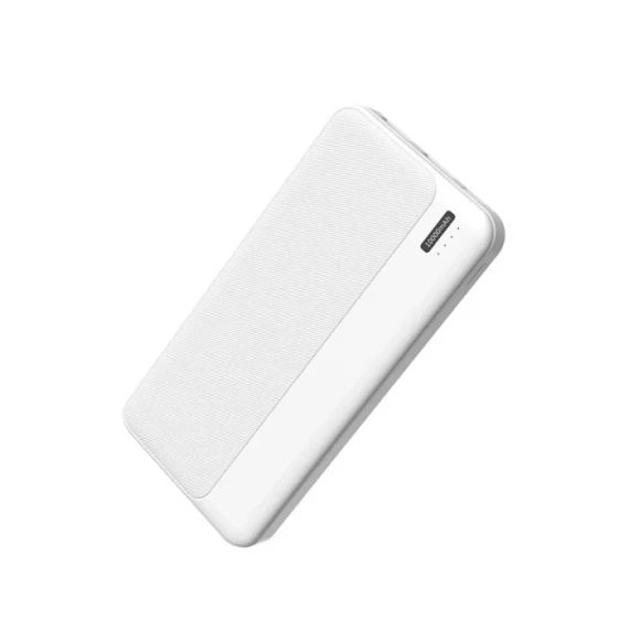 Портативное зарядное устройство для телефона Power Bank Inkax PB-01A 10000mAh Павербанк USB белый