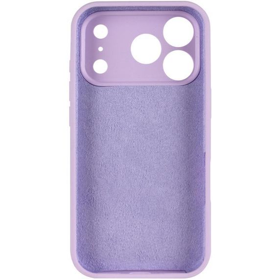 Чохол Silicone Case Full Camera Protective (AA) для Apple iPhone 17 Pro Max (6.9") Бузковий / Lilac | Зображення 2