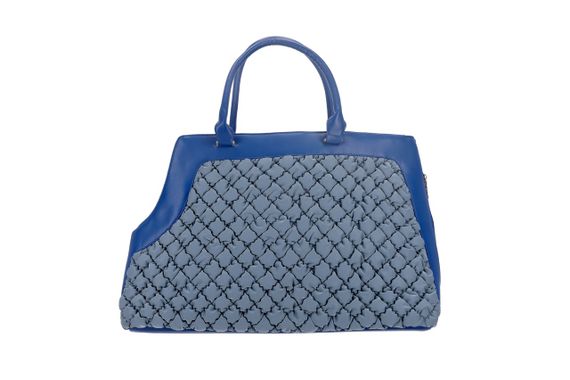 Сумка-переноска для собак та котів Misoko&Co, 51 см х 34.5 см х 18 см, синій | Зображення 1