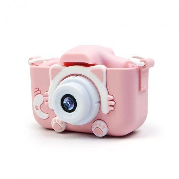 Протиударний цифровий дитячий фотоапарат іграшка, відеокамера Котик Smart Kids Camera 3 Series | Зображення 3