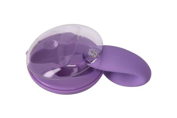 Вибратор для пар FairyGasm PleasureBerry violet, зарядный кейс, пульт ДУ Sex Aura | Зображення 4