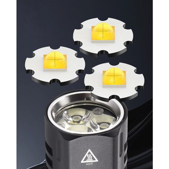 Алюминиевый фонарь 18650, Фонарик police оригинал, Фонарь для дома с зарядкой от розетки GW-35 | Зображення 8