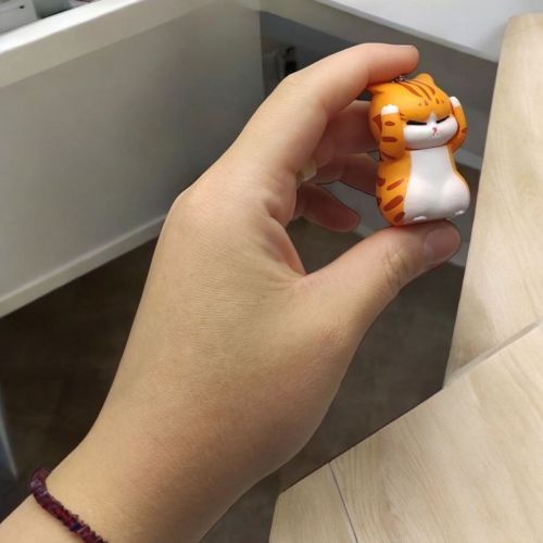 Брелок "Котик с колокольчиком" (МИКС) 4,5 см | Зображення 1