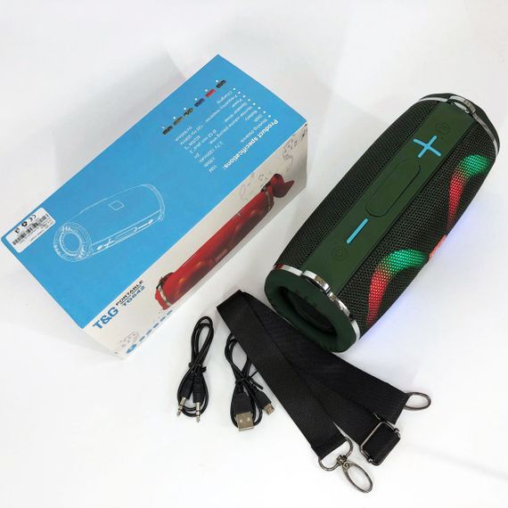 Блютуз-колонка з usb-портом TG642, Акумуляторна bluetooth колонка, Колонка з акумулятором FV-61 | Зображення 1