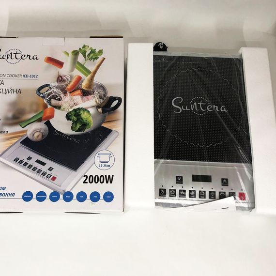Електроплита інфрачервона настільна Suntera ICD-1012, 2000Вт, QR-880 Сенсорні електроплити | Зображення 6