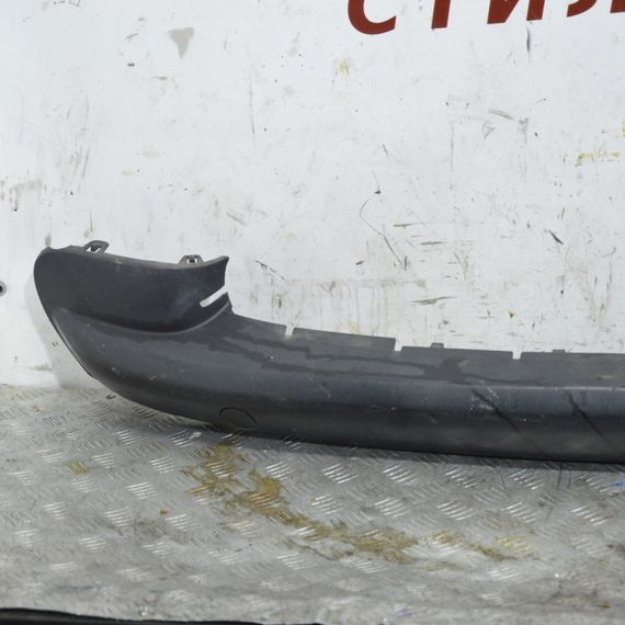 Накладка заднього бампера Peugeot 207 2006-2009 Молдинг бампера Пежо 207 9680074080 | Зображення 1