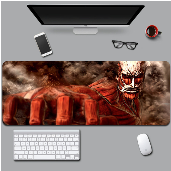 Ігрова поверхня для мишки з Аніме принтом "Атака Титанів / Attack on Titan" 800*300*3 мм 0630