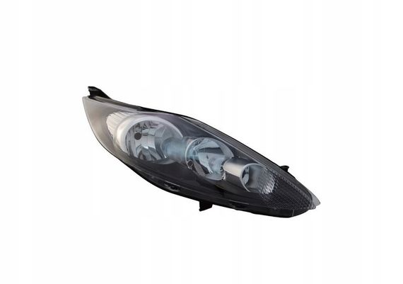 Фара Передняя Ford Fiesta 2008-2013 Правая H7/H1, Черная Рамка, Электро регулировка С моторочиком | Зображення 2