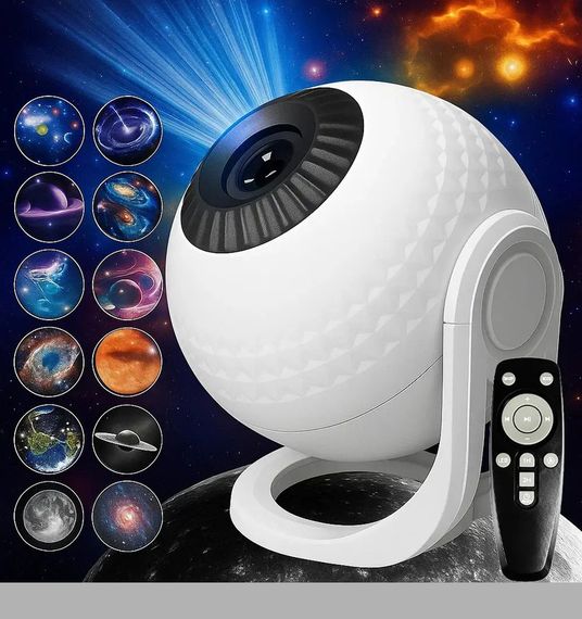 Проектор-нічник з 12 картами та пультом дистанційного керування XPRO Galaxy Projector (47754-9062_942) | Зображення 3