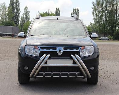 Кенгурятник WT01 (нерж) для Renault Duster 2008-2017 гг