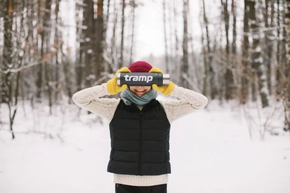 Сталевий термос для гарячих напоїв Tramp Expedition Line 900мл похідний термос для туристів,рибалок, військових | Зображення 6