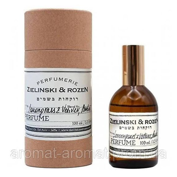Парфумована вода Zielinski & Rozen Lemongrass & Vetiver, Amber, 100 мл Premium