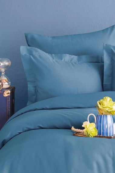 Комплект постельного белья Issimo Simply Satin 200х220 см Sky Blue | Зображення 1