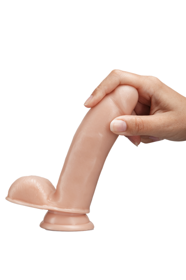 Фалоімітатор самозмащувальний Blush Dr. SKIN 7INCH SELF LUBRICATING DILDO Sex Aura | Зображення 3