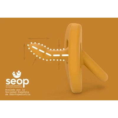 Пустышка Suavinex Colour Essence 6-18 мес, анатомическая силиконовая, прозрачная (308081) | Зображення 2