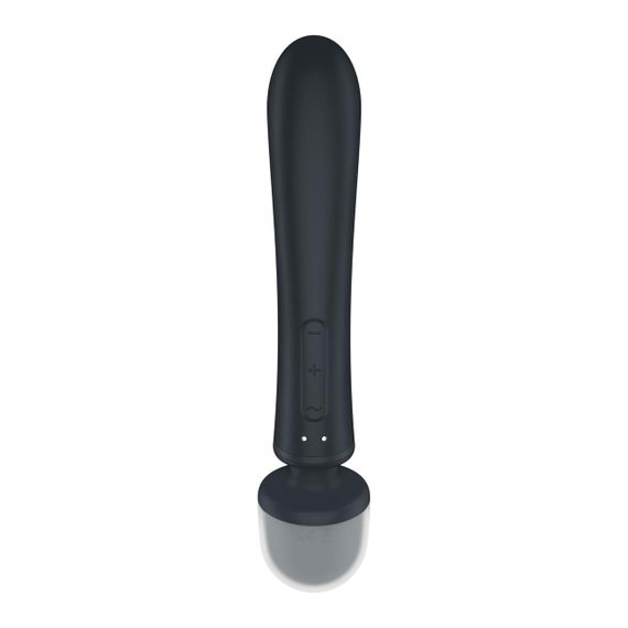 Вібратор Satisfyer Triple Lover для пар та соло, три мотори, силікон, 10 програм, сірий | Зображення 3
