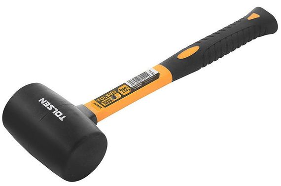 Киянка гумова 450г чорна TOLSEN 25035