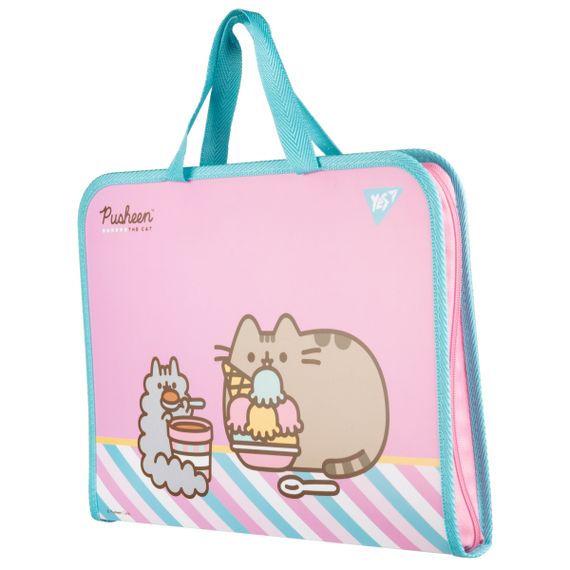 Папка портфель YES Pusheen Stormy 492238 3х26х35 см | Зображення 1