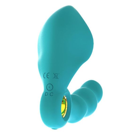 Вібростимулятор простати Boss Series Angelo Male Prostate Triple Stimulation, бірюзовий | Зображення 1
