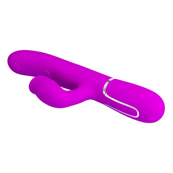 Пульсатор із кліторальним стимулятором серії Pretty Love - Gigi Purple 7 thumping functions 7 licking modes, BW-500035 Sex Aura | Зображення 6