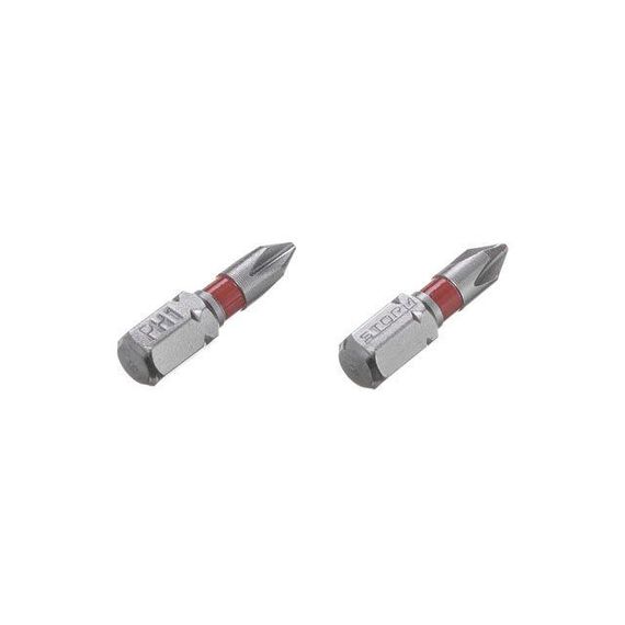 Комплект викруткових насадок PH1 1/4" * 25 мм, S2, пак. 2 шт., STORM INTERTOOL VT-02171 | Зображення 1