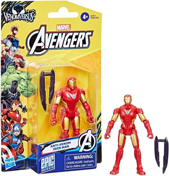 Игровая фигурка Железный человек 10 см Оригинал Marvel Anti-Venom Iron Man 4” Action Figure