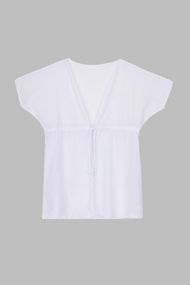 Туніка пляжна для дівчинки A614 120 см Білий (2000990371973S) shop (2000990371973)