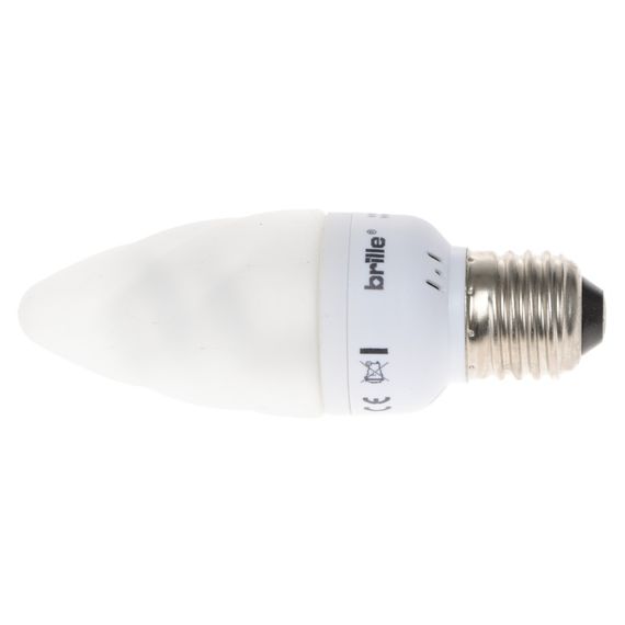 Лампа энергосберегающая свеча E27 SW 9W/864 CANDLE DIAMENT blister BRILLE 220V | Зображення 4