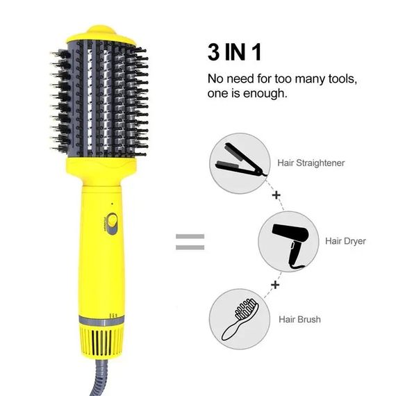 Фен-стайлер VGR V-497 Yellow Professional з іонізацією для укладки та завивки волосся (45702-V-497 YELLOW_530) | Зображення 2