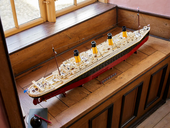 Блочный конструктор Титаник 1.15 метра, 9090PCS | Зображення 3