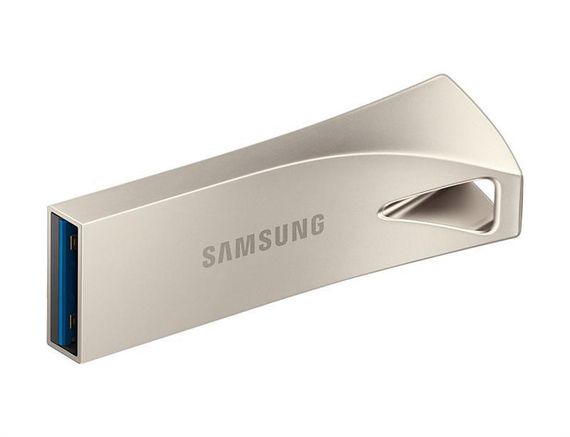 Накопитель Samsung 64GB USB 3.1 Bar Plus Champagne Silver (MUF-64BE3/APC) | Зображення 1