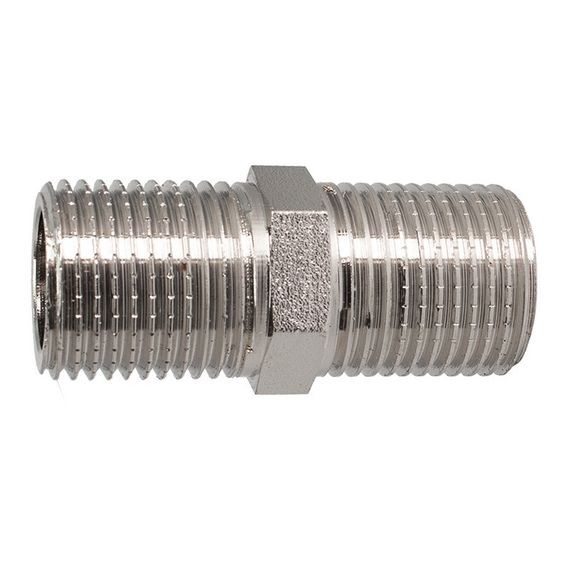 Ніпель нікельований Remi 1/2” 5см 19783