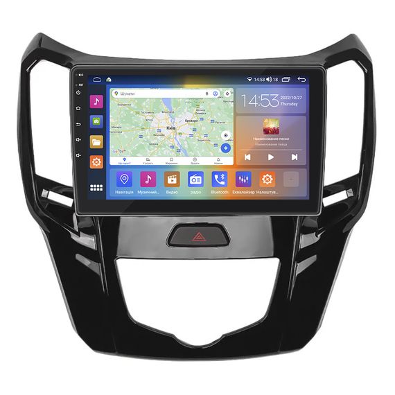 Штатная магнитола Lesko для Great Wall Hover M4 2012-2017 экран 10" 2/32Gb CarPlay 4G Wi-Fi GPS Prime