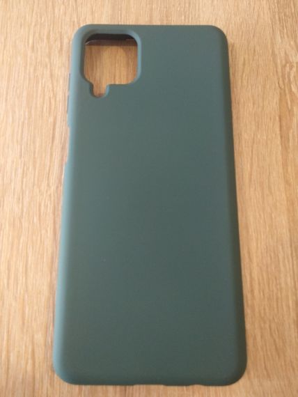 Чохол Silicone Cover Case для Samsung A12 dark green