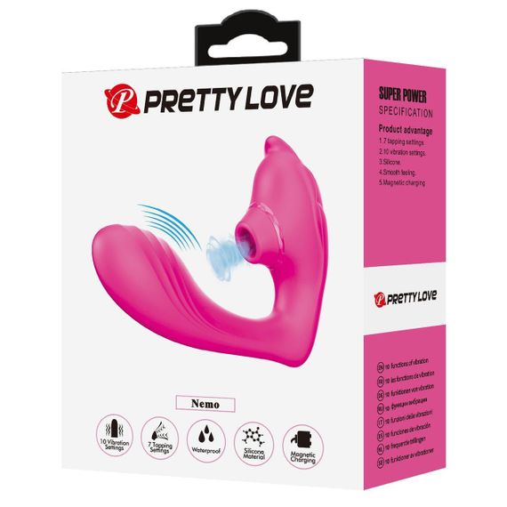 Вібромасажер PRETTY LOVE NEMO, 7 tapping functions 10 vibration functions Sex Aura | Зображення 3
