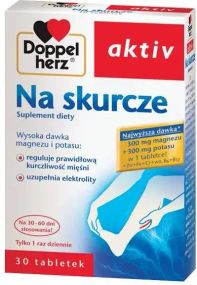 Doppelherz Магний + Калий + Витамины B6, B12, Железо, Цинк – для мышц, нервов и борьбы с усталостью, 30 шт.