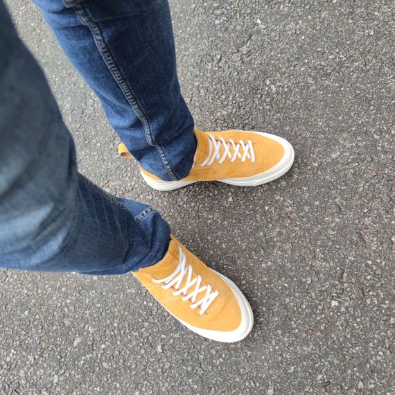 Яркие мужские замшевые кроссовки - 43 размер (28,5 см) | Зображення 3