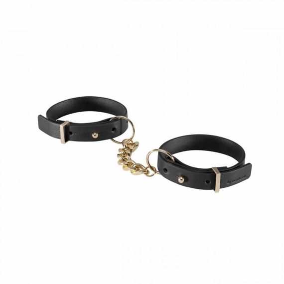 Наручники з екошкіри Bijoux Indiscrets Maze – Thin Handcuffs Black | Зображення 2