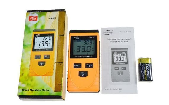 Безконтактний вологомір будматеріалів 0,5-79,5% BENETECH GM630 | Зображення 5